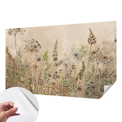 3D fototapetas su Rustikke Bloomster raštu