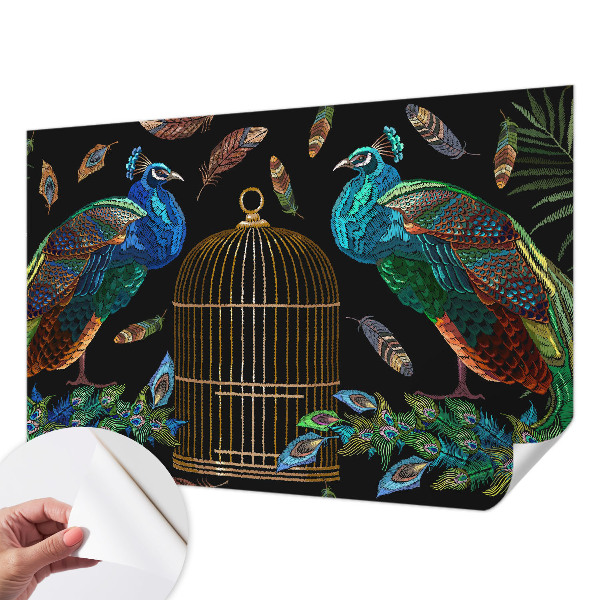 3D fototapetas Påfugl nuotrauka