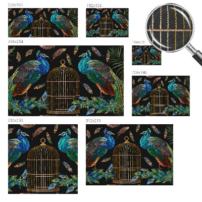 3D fototapetas Påfugl nuotrauka