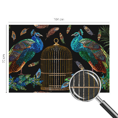 3D fototapetas Påfugl nuotrauka