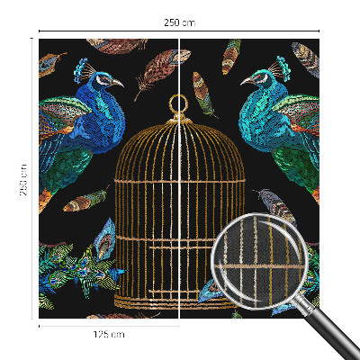 3D fototapetas Påfugl nuotrauka