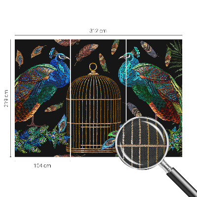 3D fototapetas Påfugl nuotrauka