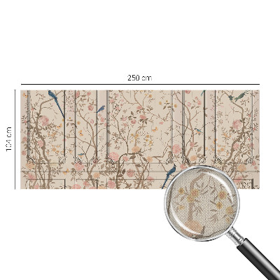 3D fototapetas Vištienos ir gėlių