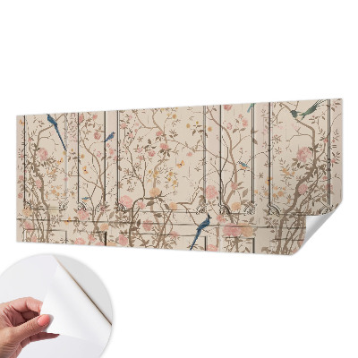 3D fototapetas Vištienos ir gėlių