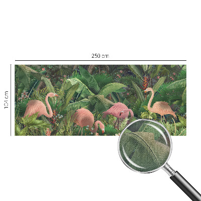 Fototapetas vaikams su rožiniu flamingu