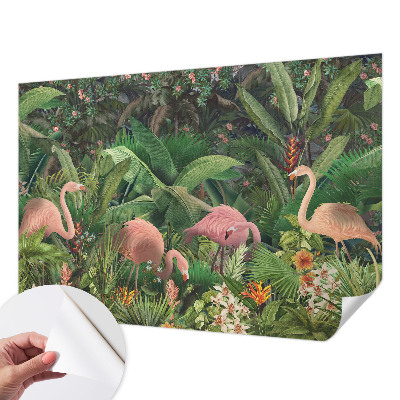 Fototapetas vaikams su rožiniu flamingu