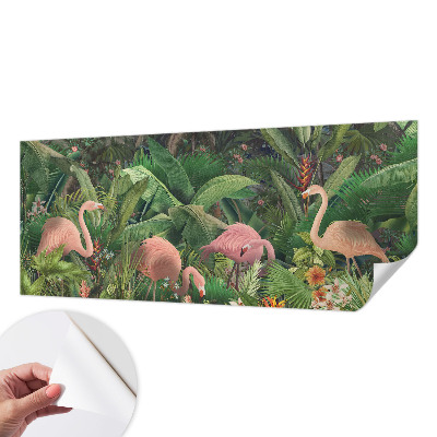 Fototapetas vaikams su rožiniu flamingu
