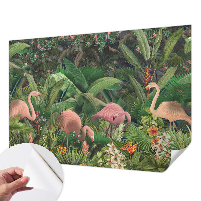 Fototapetas vaikams su rožiniu flamingu