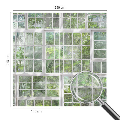 3D fototapetas sienoms su žalios spalvos skova