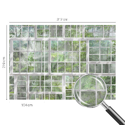 3D fototapetas sienoms Žalioji skova