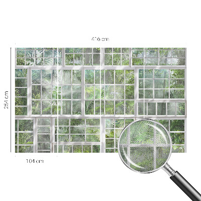 3D fototapetas sienoms su žalios spalvos skova