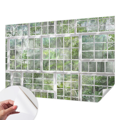 3D fototapetas sienoms Žalioji skova