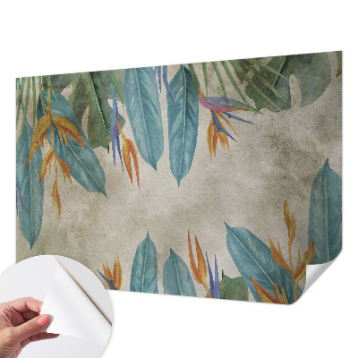 Savaime lipnus fototapetas Tropikų žiedai