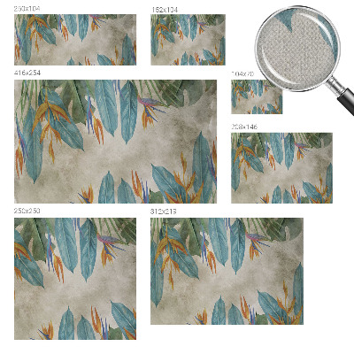 Savaime lipnus fototapetas Tropikų žiedai