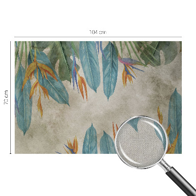 Savaime lipnus fototapetas Tropikų žiedai