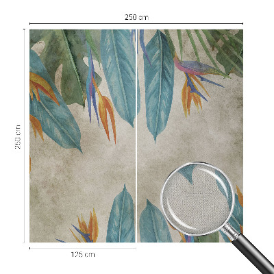 Savaime lipnus fototapetas Tropikų žiedai