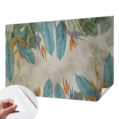 Savaime lipnus fototapetas Tropikų žiedai