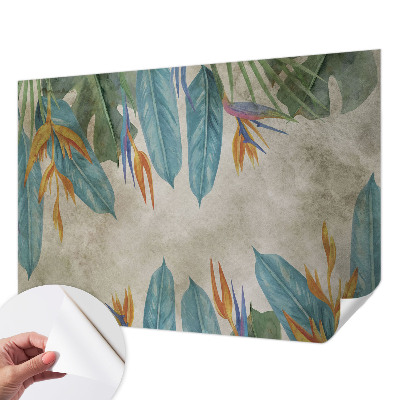 Savaime lipnus fototapetas Tropikų žiedai