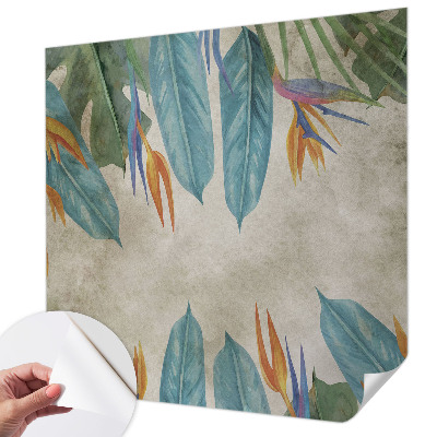 Savaime lipnus fototapetas Tropikų žiedai