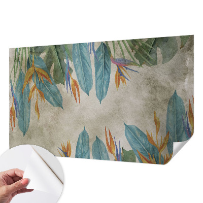 Savaime lipnus fototapetas Tropikų žiedai