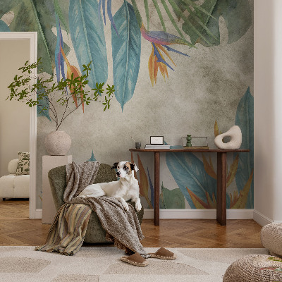 Savaime lipnus fototapetas Tropikų žiedai