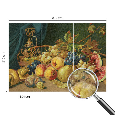 3D fototapetas sienoms su frugtagtig žavesiu