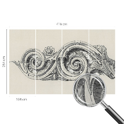 3D fototapetas Plantepynt