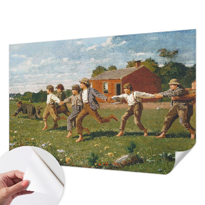 3D fototapetas su linksma, žaisminga dekoracija