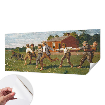 3D fototapetas su linksma, žaisminga dekoracija