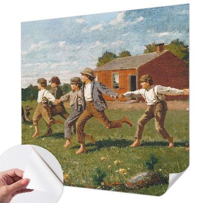 3D fototapetas su linksma, žaisminga dekoracija
