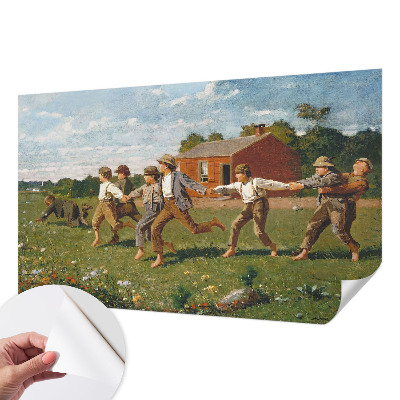 3D fototapetas su linksma, žaisminga dekoracija
