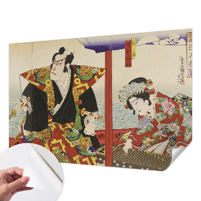 3D fototapetas sienoms su Japonijos teatro motyvu