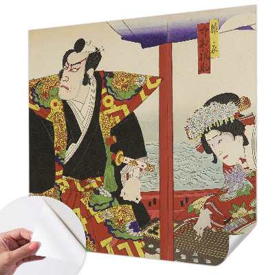 3D fototapetas sienoms su Japonijos teatro motyvu