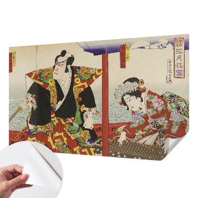 3D fototapetas sienoms su Japonijos teatro motyvu