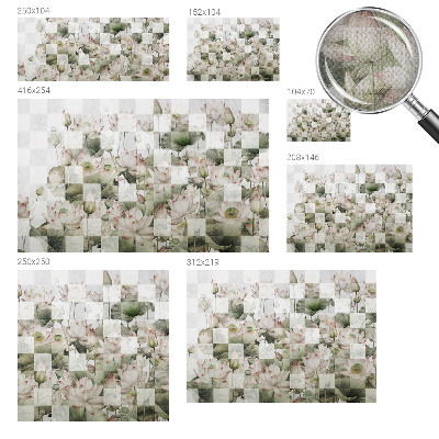 Fototapetai Lotusmønstre