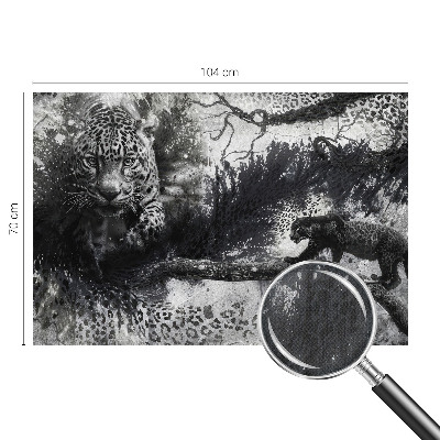 Savaime lipnus fototapetas Abstraktus leopardas