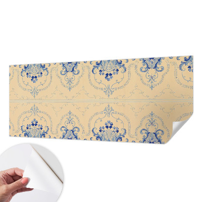 3D fototapetas sienoms Mėlynas ornamentuotojas