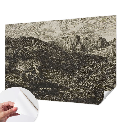Fototapetas vaiko kambariui su piešiniu „Bjergrejse“