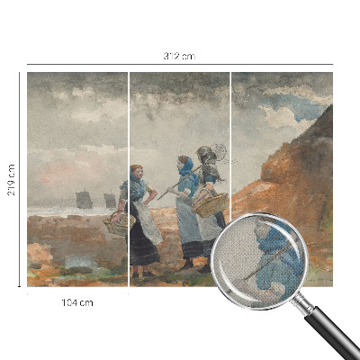 Savaime lipnus fototapetas Fredfyldo kyst