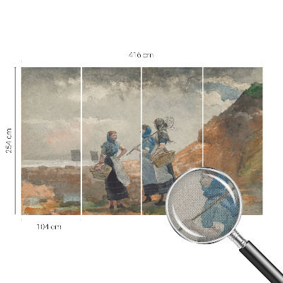 Savaime lipnus fototapetas Fredfyldo kyst