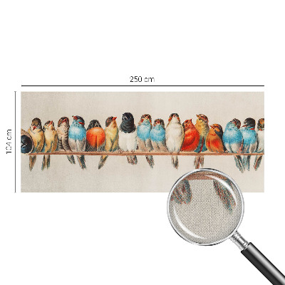 Savaime lipnus fototapetas Fugle ant žalios