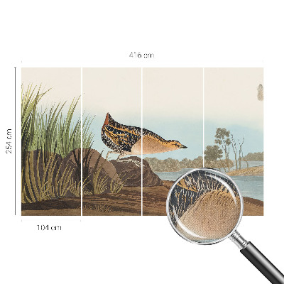 Savaime lipnus fototapetas su natūralia scena
