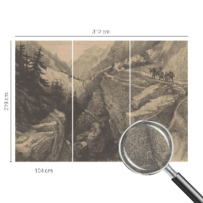 Fototapetas vaiko kambariui Maleriske kalnai