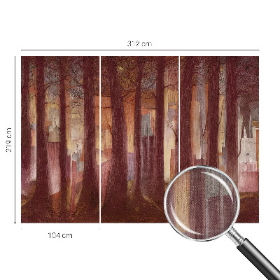 3D fototapetas sienoms su mistiniu kraštovaizdžiu
