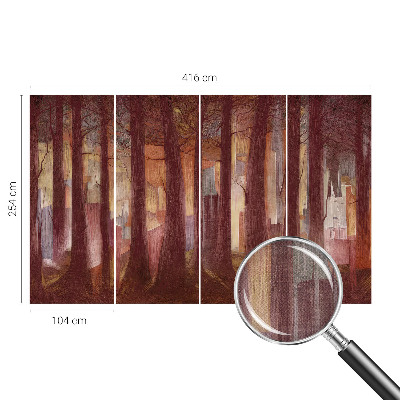 3D fototapetas sienoms Mistinis kraštovaizdis