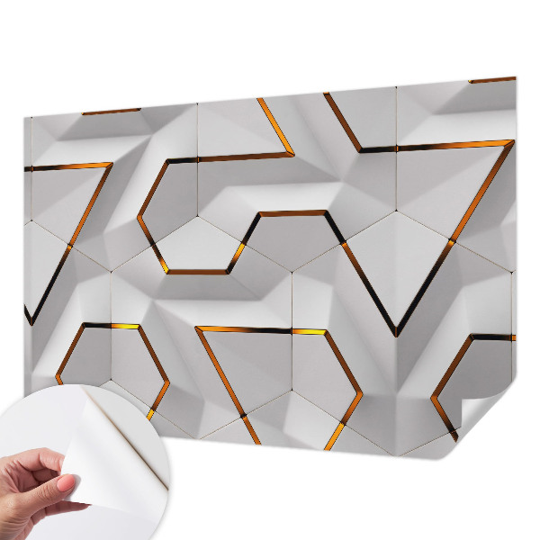 Tapetai su moderniu geometriniu raštu