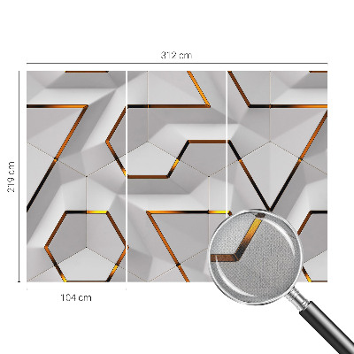 Tapetai su moderniu geometriniu raštu