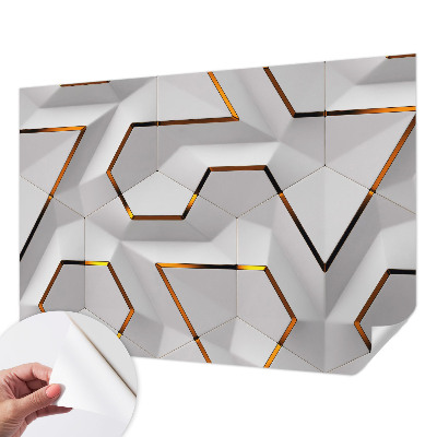 Tapetai su moderniu geometriniu raštu