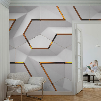 Tapetai su moderniu geometriniu raštu