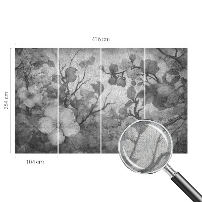 Fototapetai su gėlių motyvu „Blomstergrenas“